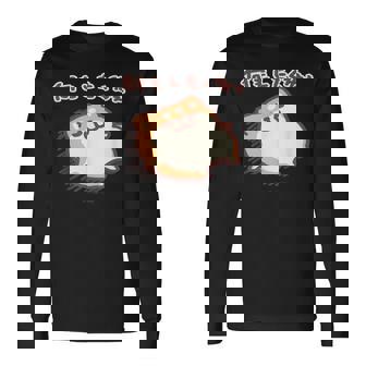 ボンレス犬とボンレス猫は何もしない ボンレス犬 長袖Tシャツ - Kawaiitshirt