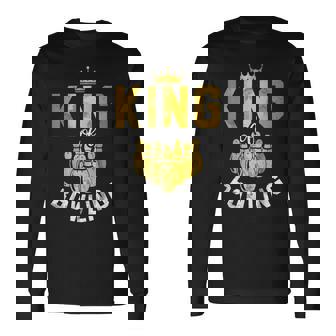 ボーリングチーム衣装 キングオブボウリング おもしろボーリング 長袖Tシャツ - Kawaiitshirt