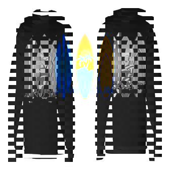 ボーン・トゥ・サーフ・サーフ・サーフィン・ザ・ウェーブ 長袖Tシャツ - Kawaiitshirt