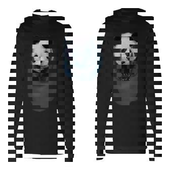 ポケット パンダ 長袖Tシャツ - Kawaiitshirt