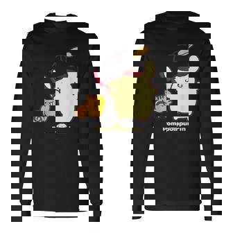 ポムポムプリン＆ベーグル 長袖Tシャツ - Kawaiitshirt