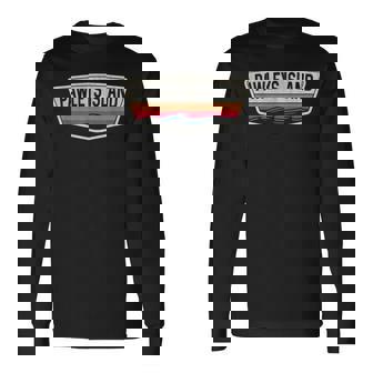 ポーリーズ島 サウスカロライナ州 ポーリーズ島scシールド 長袖Tシャツ - Kawaiitshirt