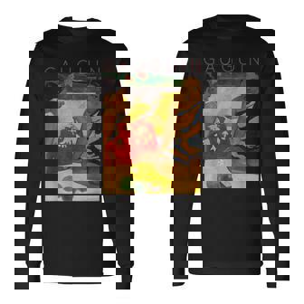 ポールゴーギャン-パラウアピ-どのようなニュース 長袖Tシャツ - Kawaiitshirt