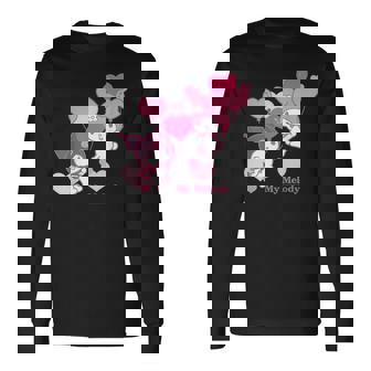 マイメロディ Usデザイン ハート 長袖Tシャツ - Kawaiitshirt