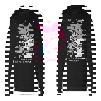マイメロディ Usデザイン リボン 長袖Tシャツ - Kawaiitshirt