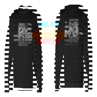 マイルス・デイビス・ビッチズ・ブリュー・ディストレストッド 長袖Tシャツ - Kawaiitshirt