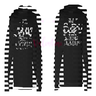 マイ・スパーキー・イズ・マイ・バレンタイン-スパーキー・グラフィック 長袖Tシャツ - Kawaiitshirt