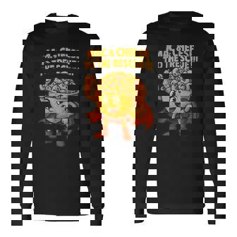 マック＆チーズ・トゥ・ザ・レスキュー！！！ 長袖Tシャツ - Kawaiitshirt