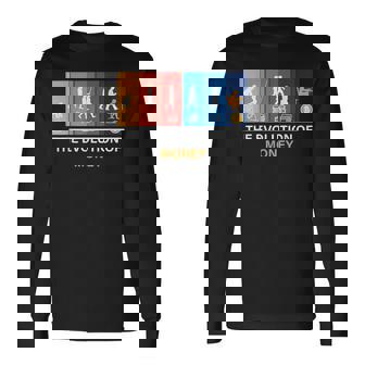 マネーの進化 ビットコイン Btc暗号通貨 長袖Tシャツ - Kawaiitshirt