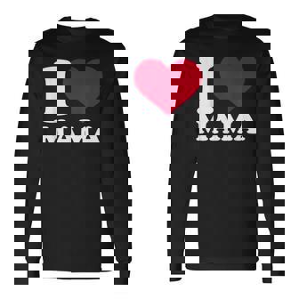 ママ大好き 長袖Tシャツ - Kawaiitshirt