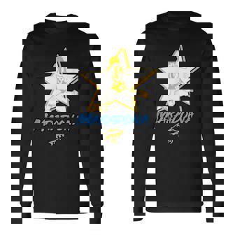 マラドーナスター 長袖Tシャツ - Kawaiitshirt