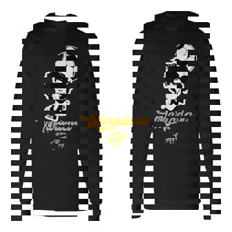 マラドーナフェイススマイル 長袖Tシャツ - Kawaiitshirt