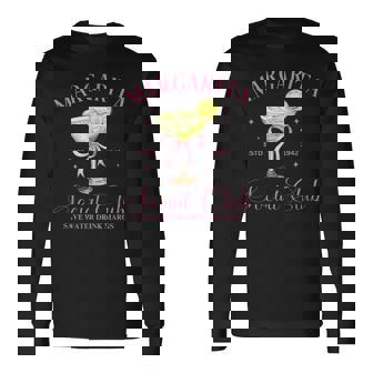 マルガリータ社交クラブ テキーラ カクテルクラブ ドリンク 長袖Tシャツ - Kawaiitshirt