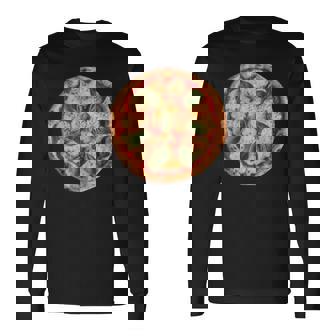 マルゲリータピザ 長袖Tシャツ - Kawaiitshirt