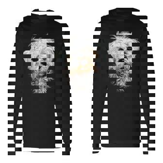 マルチーズ小型マルチーズ犬犬大好き甘いマルチーズ 長袖Tシャツ - Kawaiitshirt