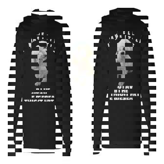 マルチーズ犬デザイン 面白い引用句 マルチプー ミックスオーナー 長袖Tシャツ - Kawaiitshirt