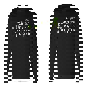 マン・エイリアンの進化 長袖Tシャツ - Kawaiitshirt