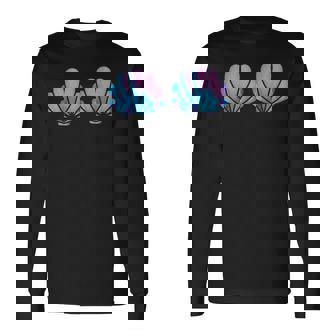 マーメイド貝殻シャツ 貝殻ビキニ 水着 ブラシャツ 長袖Tシャツ - Kawaiitshirt