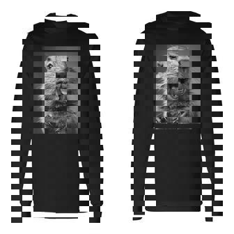 マーモットは生意気に笑う、面白いマーモット 長袖Tシャツ - Kawaiitshirt