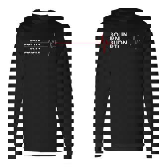 ミシガン州バートン州 出産 地 故郷 長袖Tシャツ - Kawaiitshirt