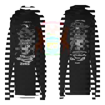 ミシガン州旗国章 長袖Tシャツ - Kawaiitshirt