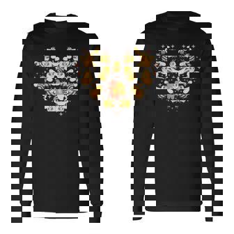 ミツバチのハートの形 ミツバチ 長袖Tシャツ - Kawaiitshirt