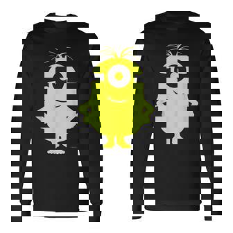 ミニオンilhouettestuart 長袖Tシャツ - Kawaiitshirt