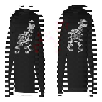 ミニシュナウザー犬好き 長袖Tシャツ - Kawaiitshirt