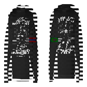 ムエタイ ブラジル ブラジル 格闘技 タイ 長袖Tシャツ - Kawaiitshirt