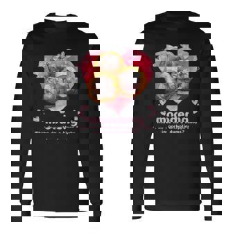 ムーデン君が 豚肉団子 になっちゃった！可愛いカバの赤ちゃん 長袖Tシャツ - Kawaiitshirt