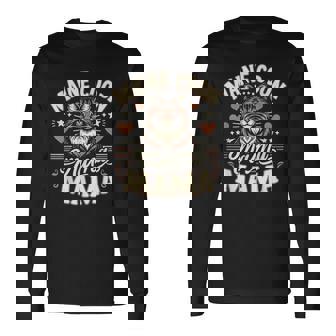 メインクーン猫種ペット-メインクーンママ 長袖Tシャツ - Kawaiitshirt