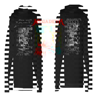 メガデス 世界をつぶす。暇つぶし。 長袖Tシャツ - Kawaiitshirt