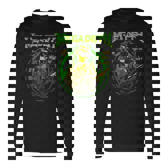 メガデス -O Faro Goodo Whatoldier 長袖Tシャツ - Kawaiitshirt