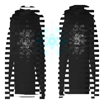 メタトロン キューブ プラトニック ソリッド 長袖Tシャツ - Kawaiitshirt