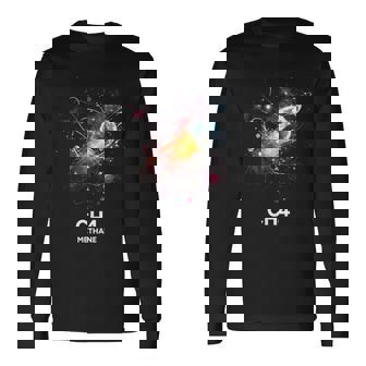 メタン 分子 化学 科学 科学 化学 愛 長袖Tシャツ - Kawaiitshirt