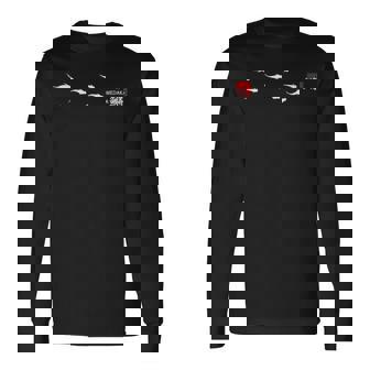 メダカ めだかイラスト入り 長袖Tシャツ - Kawaiitshirt