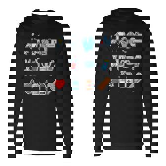 メディカル マッチング ナース 医師 医療スタッフ 長袖Tシャツ - Kawaiitshirt