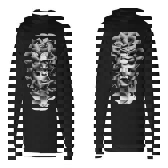 メデューサギリシャ神話 長袖Tシャツ - Kawaiitshirt