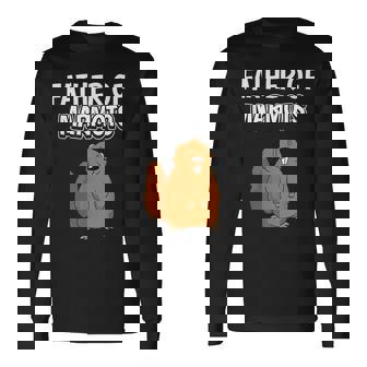 メンズ・ボーイズ・マーモット・パパ 父の日 マーモットの父 長袖Tシャツ - Kawaiitshirt