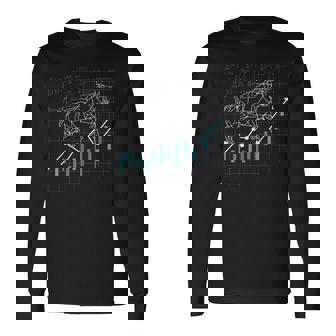 メンズ株式株式市場強気ブル資本家ギフト 長袖Tシャツ - Kawaiitshirt