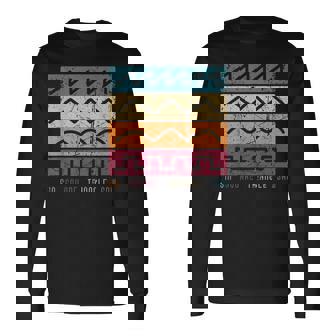 モジュラー シンセサイザー テクノ ビンテージ アナログ 波形 長袖Tシャツ - Kawaiitshirt