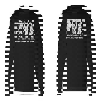 モチベーションを高めるpmaポジティブメンタルアティチュードにインスパイアされたtシャツ 長袖Tシャツ - Kawaiitshirt