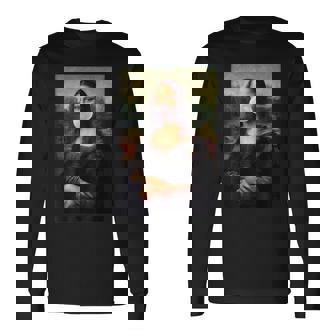 モナリザ チューインガム レオナルド・ダ・ヴィンチ 長袖Tシャツ - Kawaiitshirt