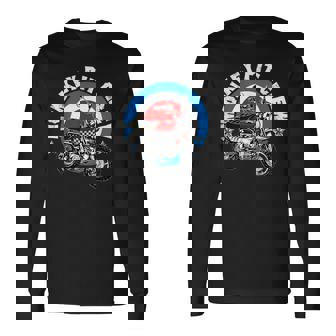 モンキーバイクピットクルーロゴ 長袖Tシャツ - Kawaiitshirt