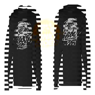 モンキーバイクライダーレトロクラシック原付オートバイtシャツ 長袖Tシャツ - Kawaiitshirt