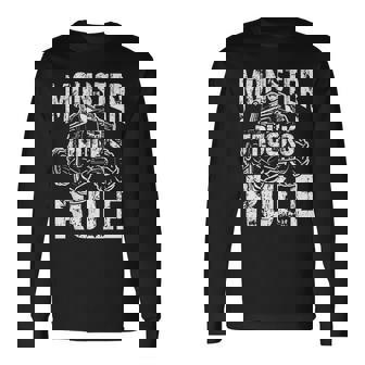 モンスタートラックルールジャムモンスタートラックボーイズ 長袖Tシャツ - Kawaiitshirt