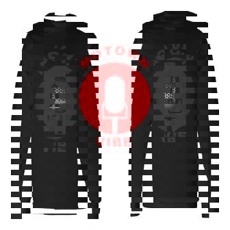 モータウン マイク バイブ ミュージック 長袖Tシャツ - Kawaiitshirt