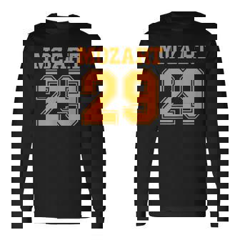 モーツァルト29交響曲面白いスポーツ Mozart 29 長袖Tシャツ - Kawaiitshirt