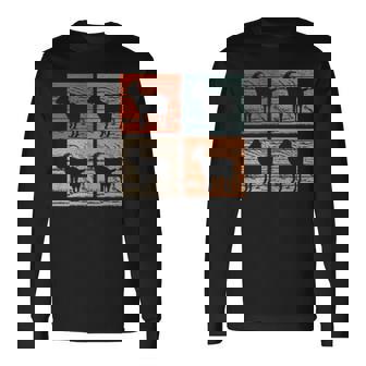 ヤギ レトロスタイル ヤギ好き ヤギ 長袖Tシャツ - Kawaiitshirt