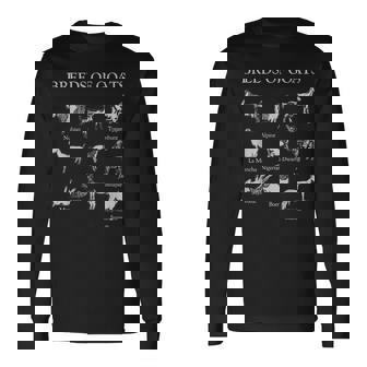 ヤギの種 ヤギ ファーマー ファーマー ヤギ ブリーダー 長袖Tシャツ - Kawaiitshirt